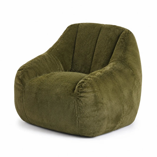 Grüner Sessel aus Polyester